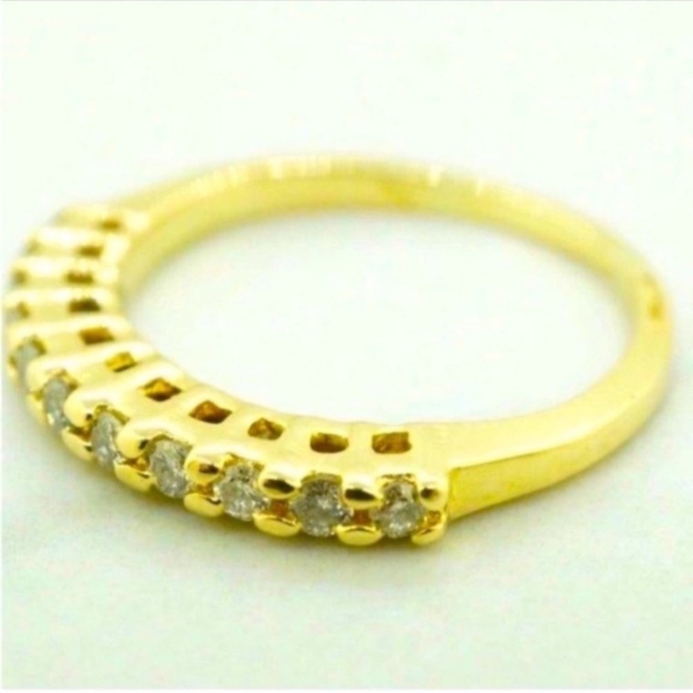 14K YG DIAMOND RING